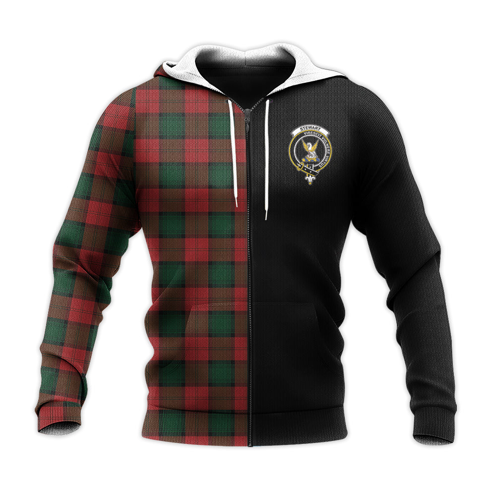 Printivon Stewart Of Atholl Tartan Personalize Half Hoodie