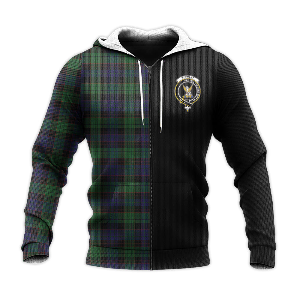 Printivon Stewart Old Tartan Personalize Half Hoodie
