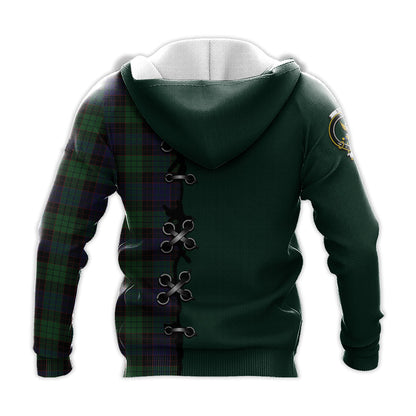 Printivon Stewart Old Tartan Hoodie Lion Rampant And Celtic Thistle Style