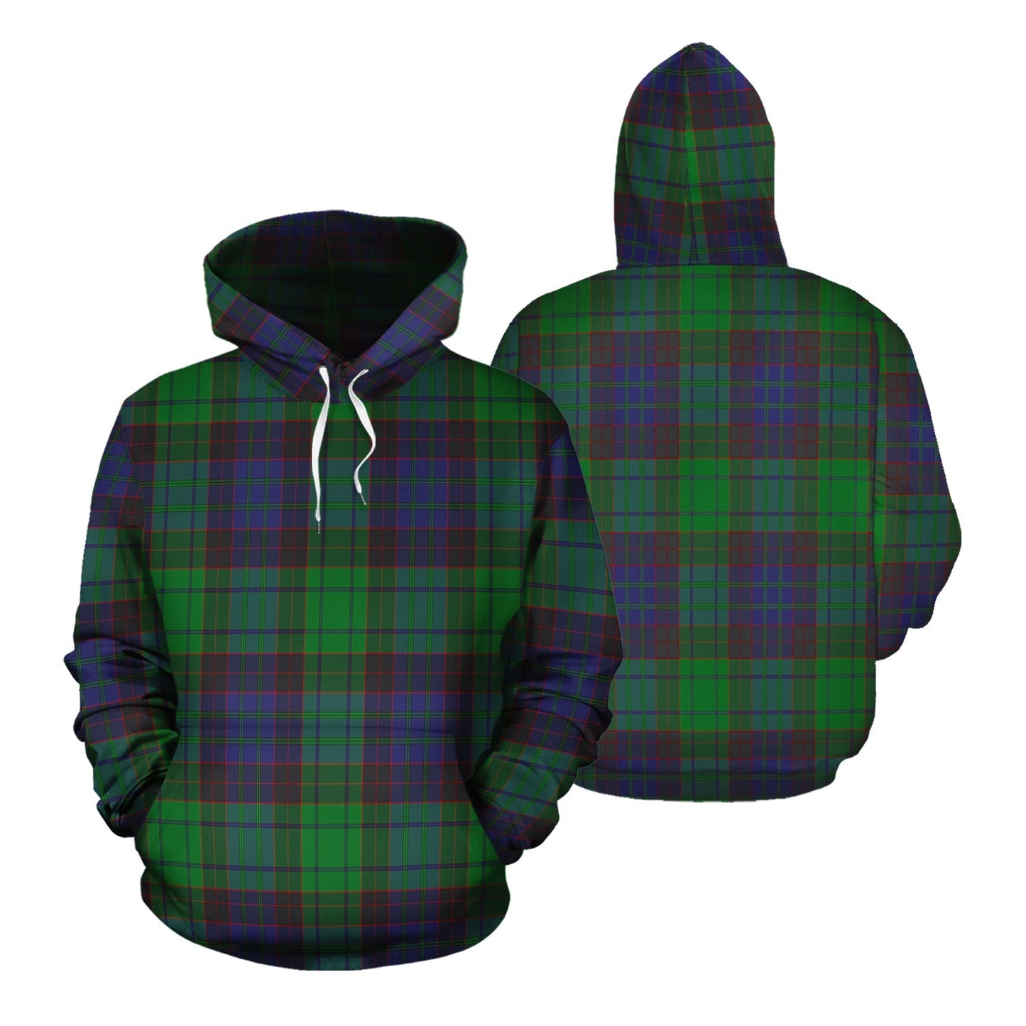 Printivon Stewart Old Modern Tartan Hoodie