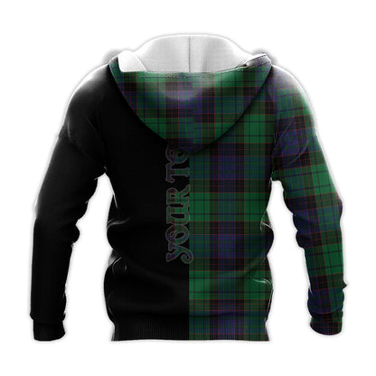 Printivon Stewart Old Modern Tartan Personalize Half Hoodie