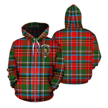 Printivon Stewart Royal Tartan Hoodie