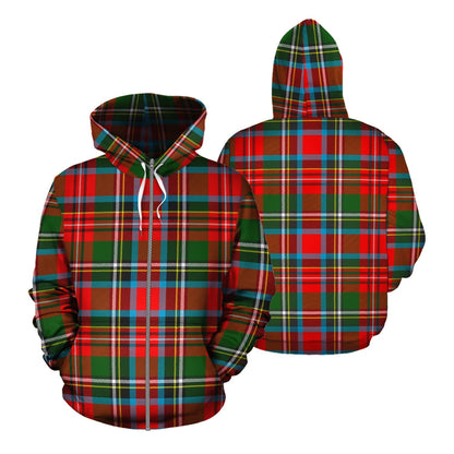 Printivon Stewart Royal Tartan Hoodie