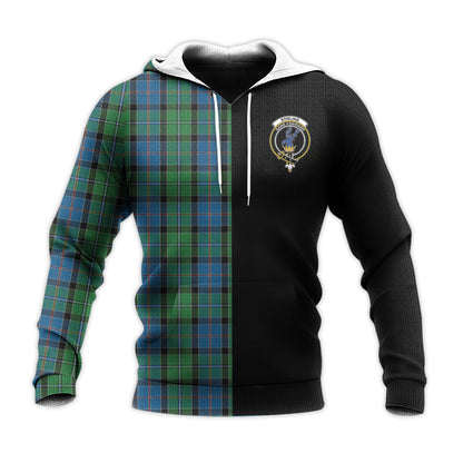 Printivon Stirling Tartan Personalize Half Hoodie