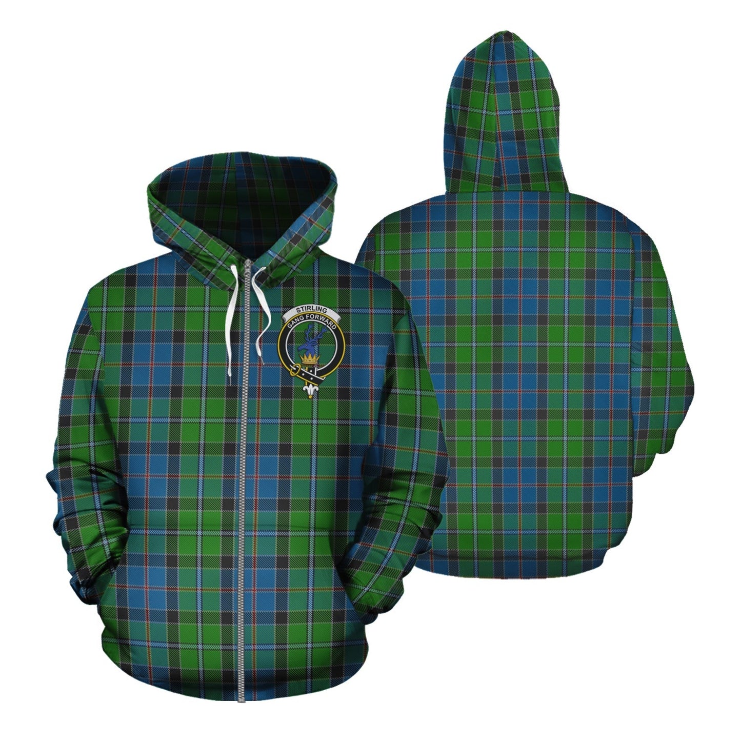 Printivon Stirling Tartan Hoodie