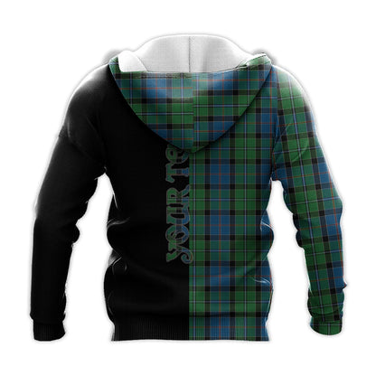 Printivon Stirling Tartan Personalize Half Hoodie