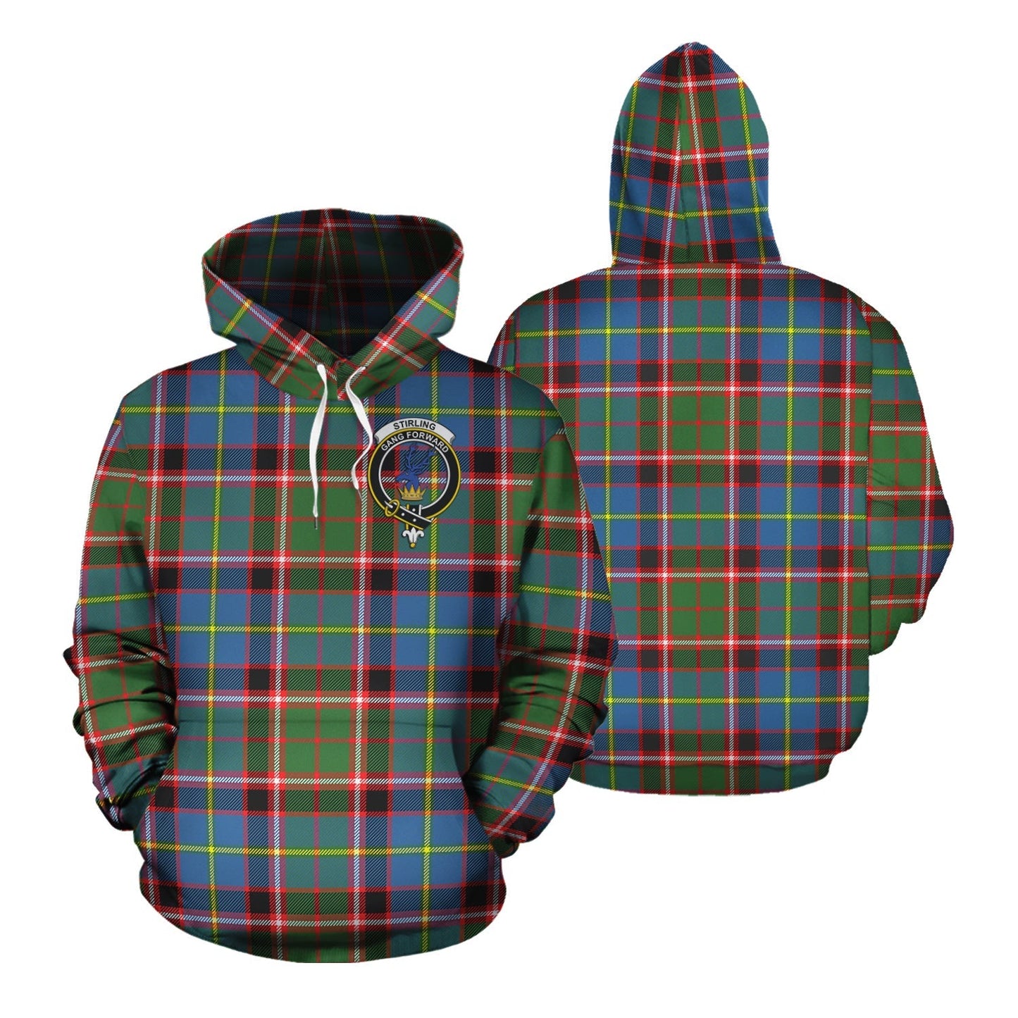 Printivon Stirling Bannockburn Tartan Hoodie