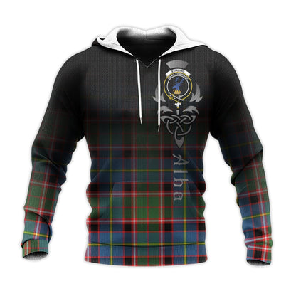 Printivon Stirling Bannockburn Tartan Crest Alba Celtic Hoodie