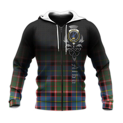 Printivon Stirling Bannockburn Tartan Crest Alba Celtic Hoodie