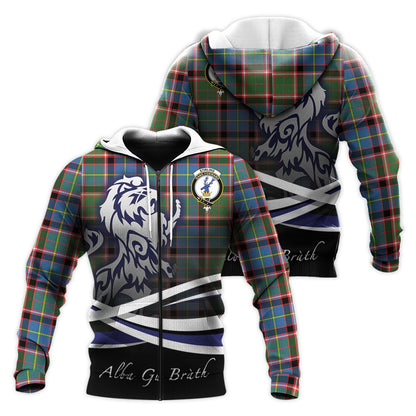 Printivon Stirling Bannockburn Tartan Scottish Lion Hoodie