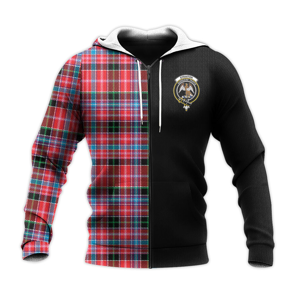 Printivon Straiton Tartan Personalize Half Hoodie