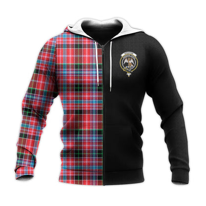 Printivon Straiton Tartan Personalize Half Hoodie