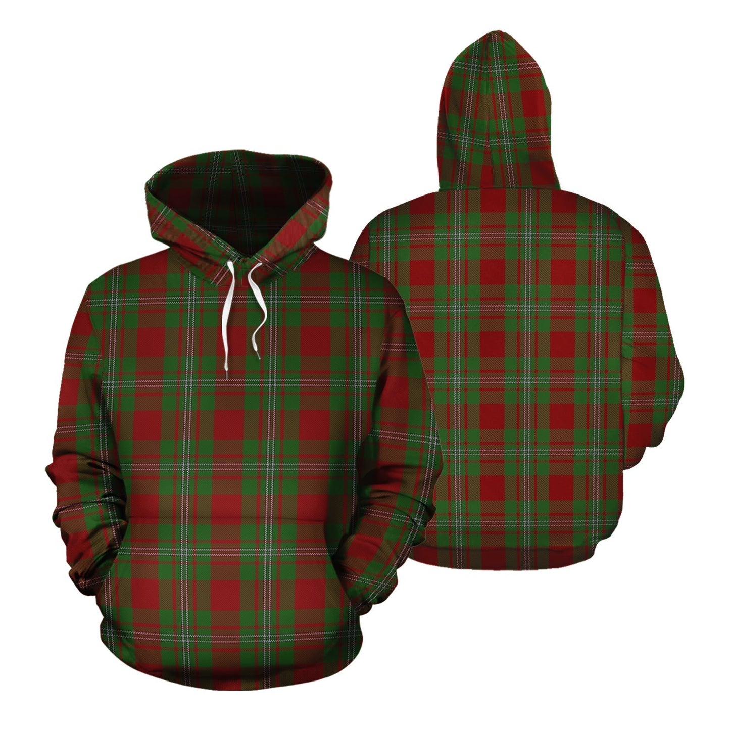 Printivon Strange Tartan Hoodie