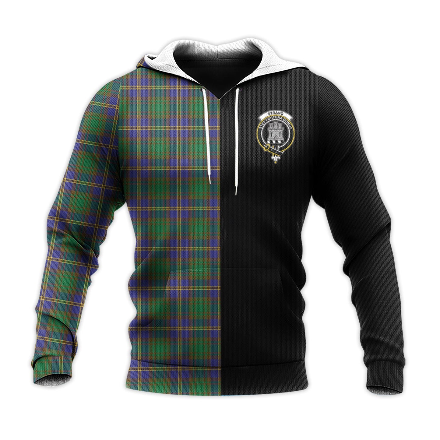 Printivon Strange Of Balkaskie Tartan Personalize Half Hoodie