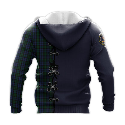 Printivon Sutherland Tartan Hoodie Lion Rampant And Celtic Thistle Style