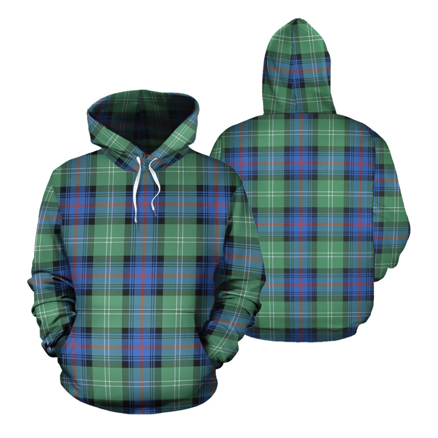 Printivon Sutherland Ancient Tartan Hoodie