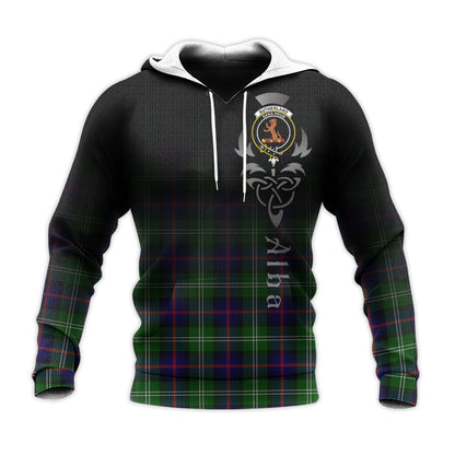 Printivon Sutherland Modern Tartan Crest Alba Celtic Hoodie