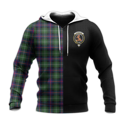 Printivon Sutherland Modern Tartan Personalize Half Hoodie