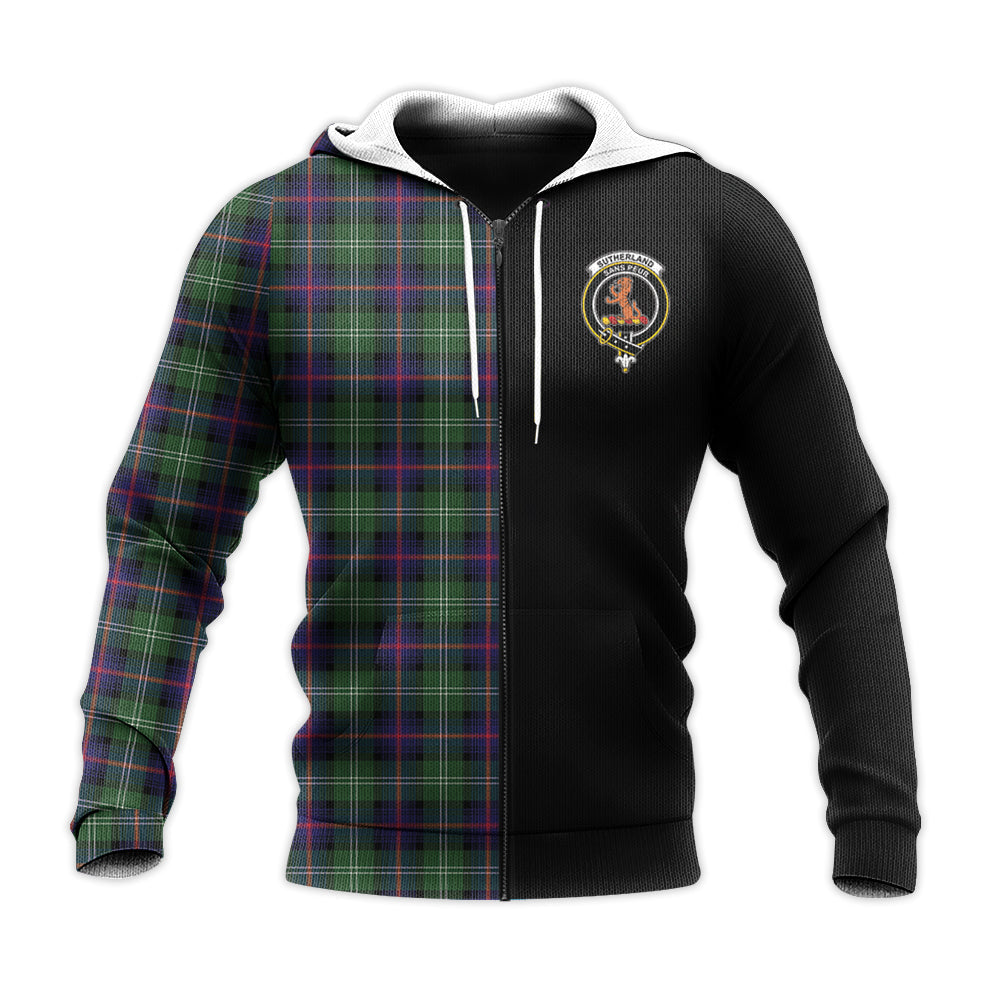 Printivon Sutherland Modern Tartan Personalize Half Hoodie