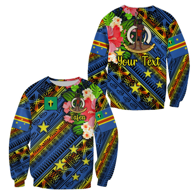 Custom Personalised Vanuatu Tafea Sweatshirt Independence Be Proud