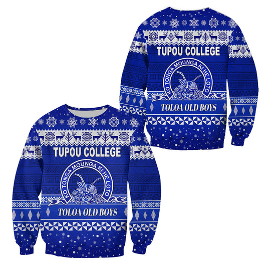 Tupou College Toloa Old Boys Christmas Sweatshirt Simple Style