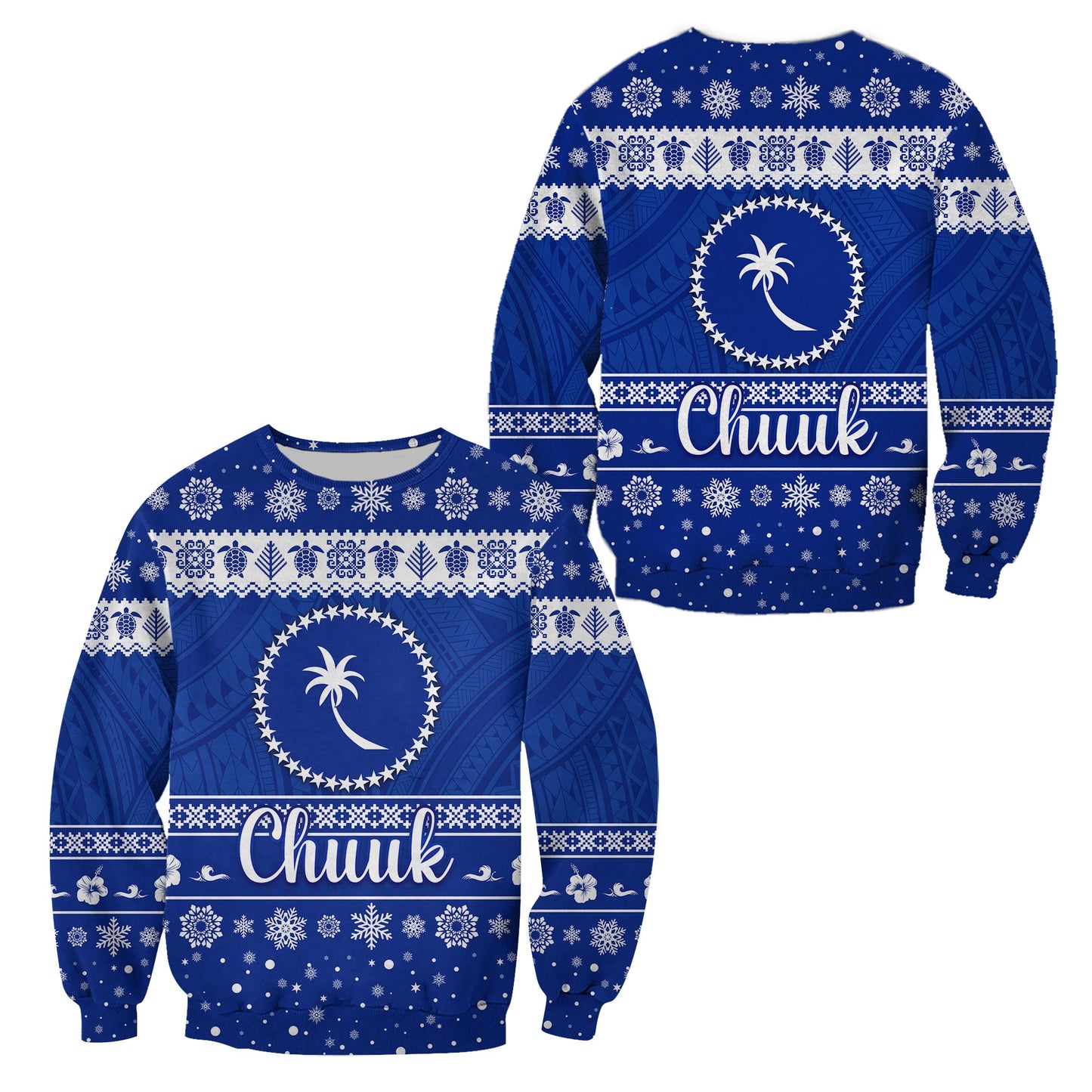 FSM Chuuk Christmas Sweatshirt Simple Style