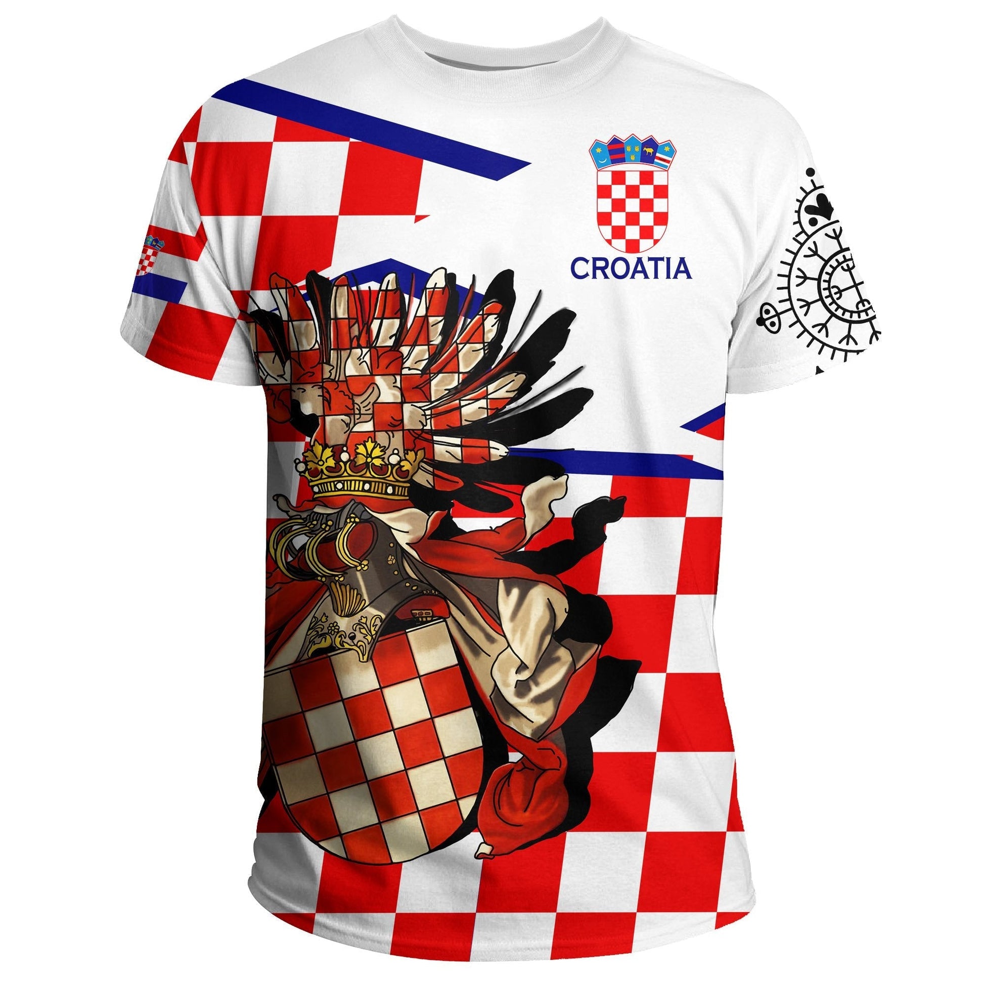 Croatia T Shirt Croatian Tattoo