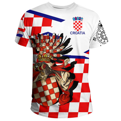 Croatia T Shirt Croatian Tattoo