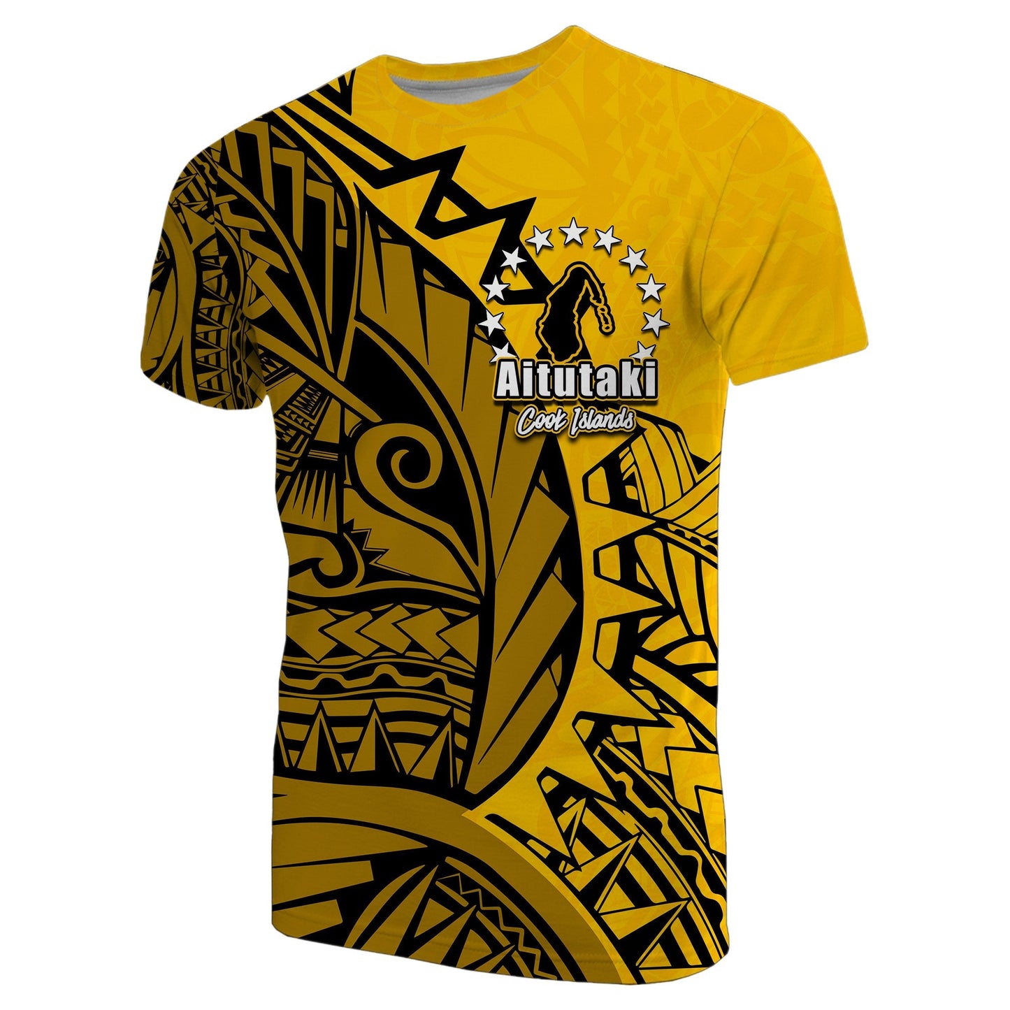 Cook Islands T Shirt Aitutaki Polynesian Style