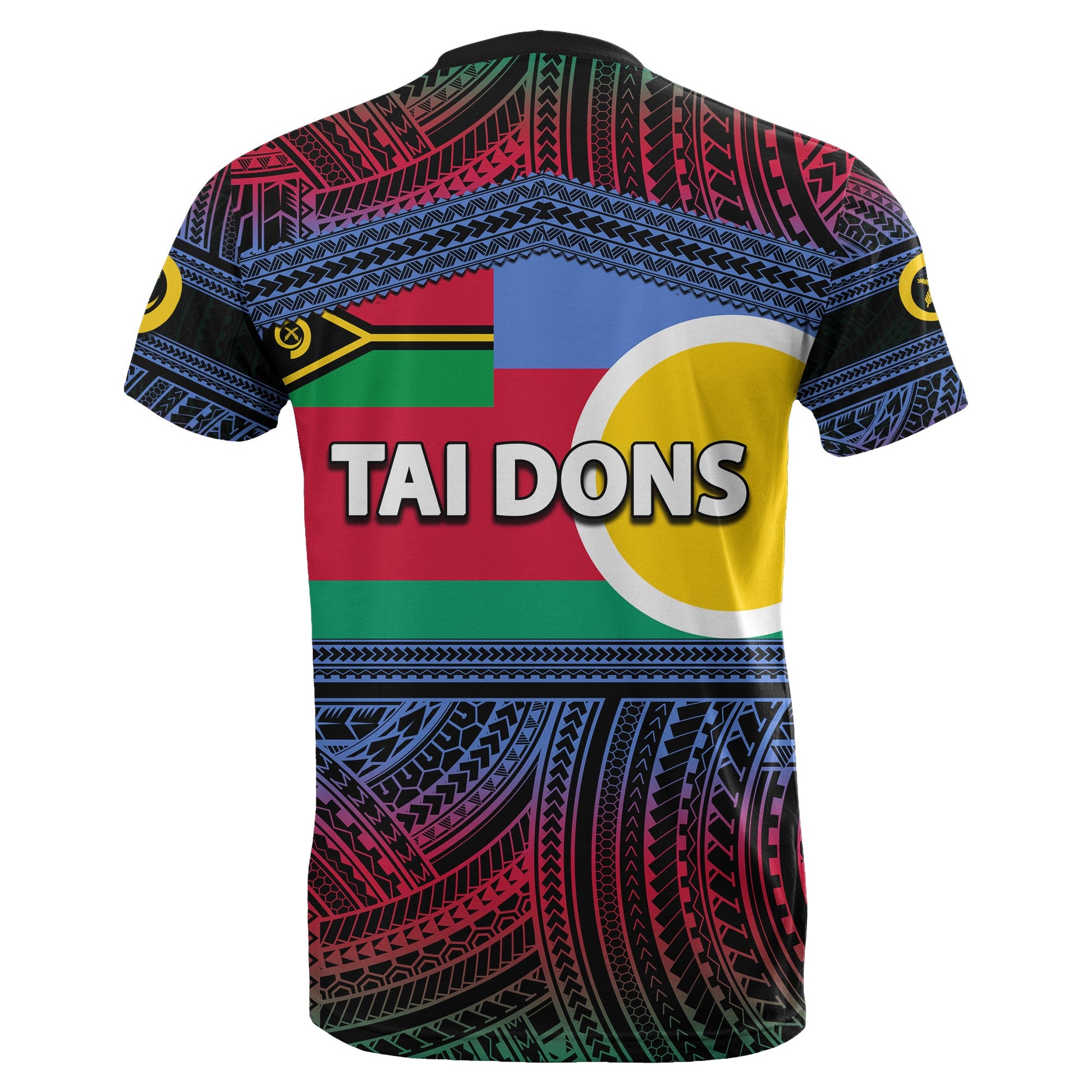 Shefa Province T Shirt Of Vanuatu Polynesian Patterns Tai Dons