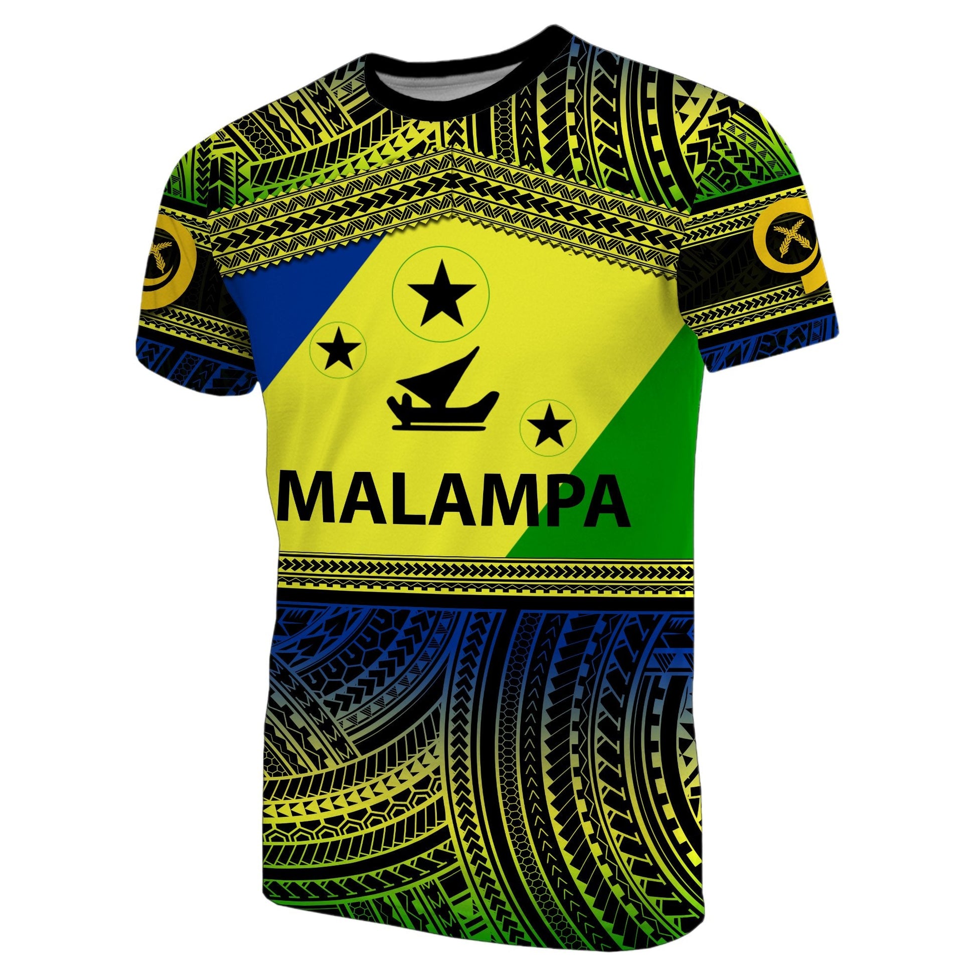 Malampa Day T Shirt Of Vanuatu Polynesian Patterns
