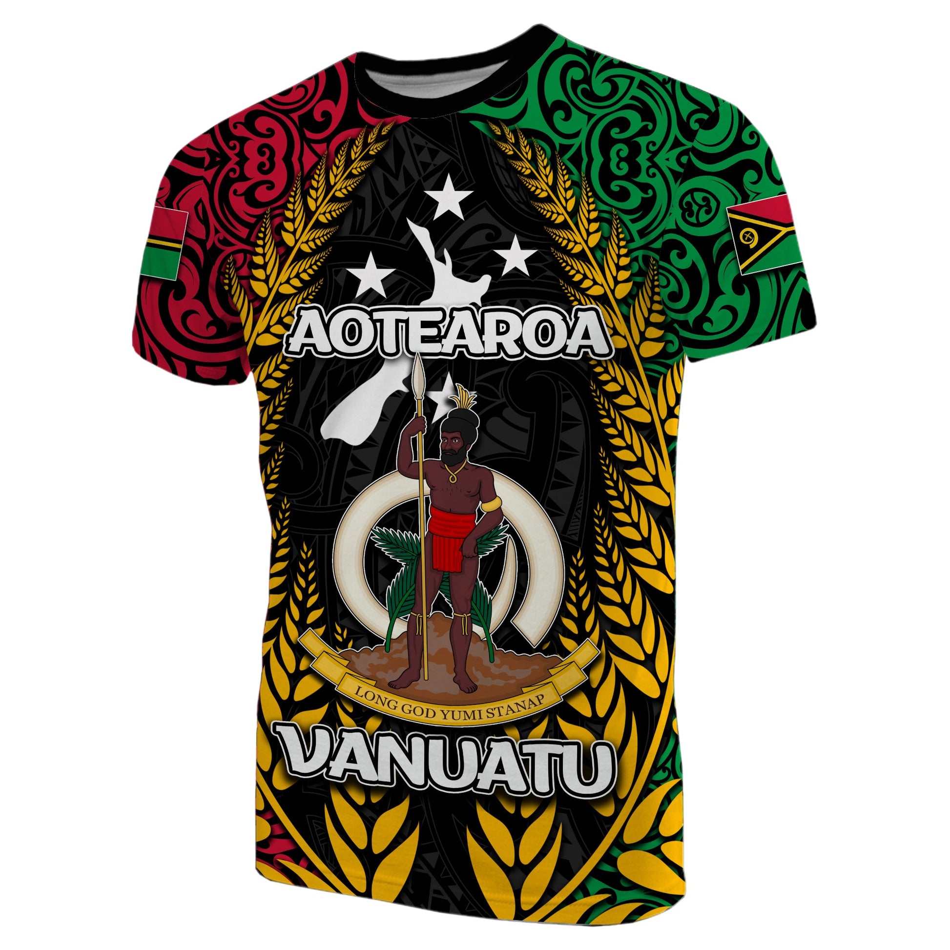 Vanuatu T Shirt Mix Maori Aotearoa