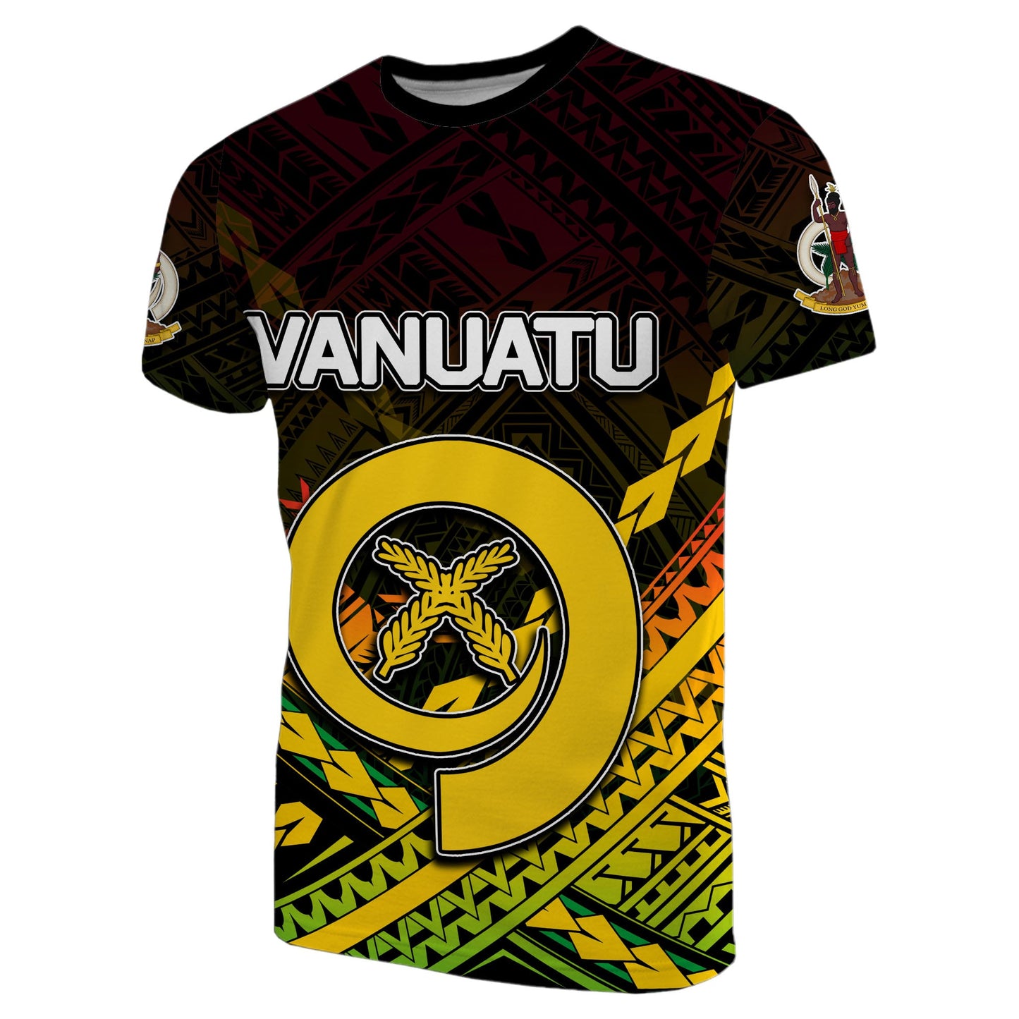 Vanuatu T Shirt Polynesian Style All Over Print
