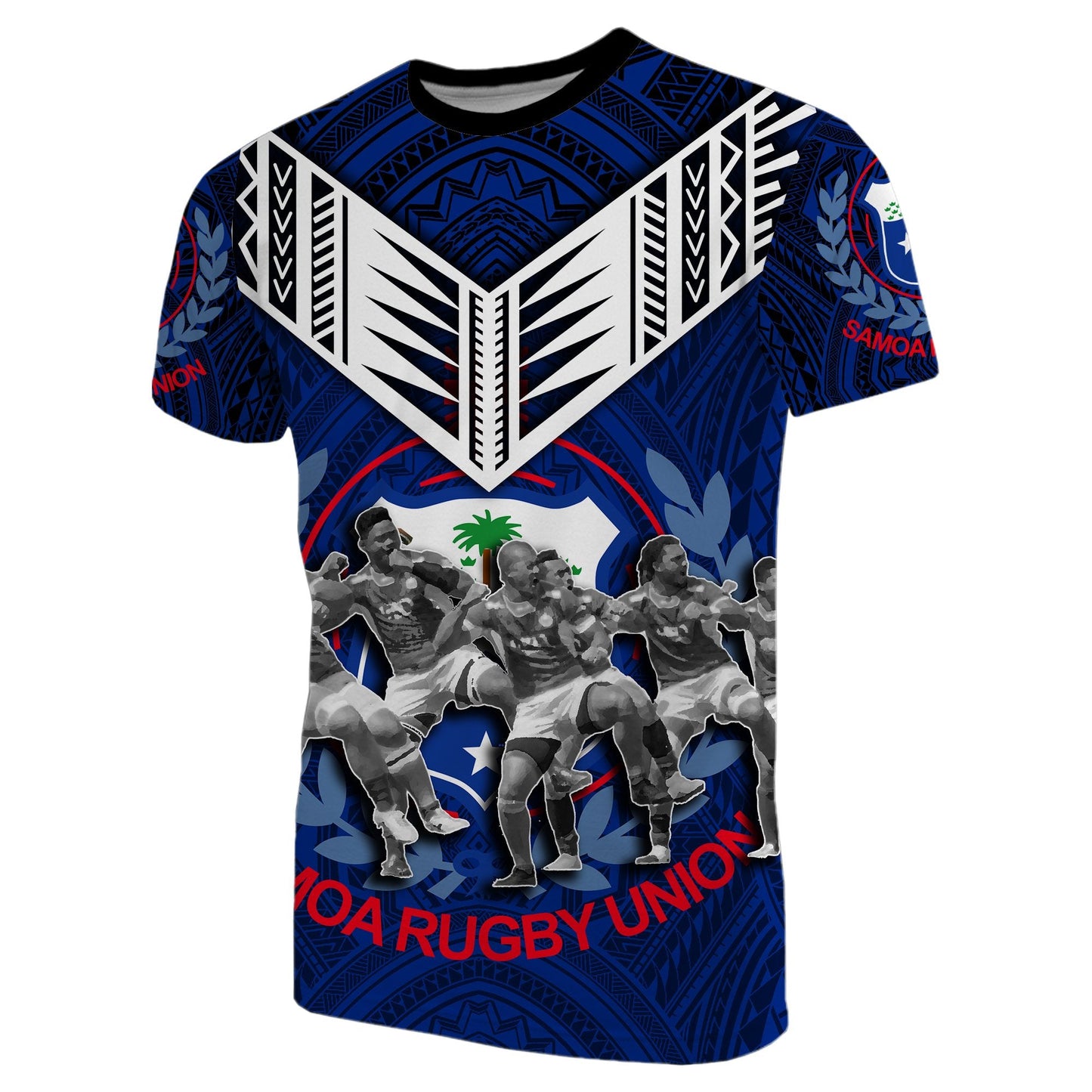 Samoa T - Shirt Siva Tau Blue Unisex Shirt All Over Print