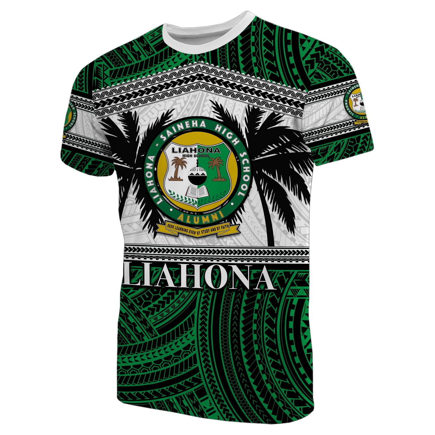 Tonga Liahona High School T Shirt Polynesian Patterns