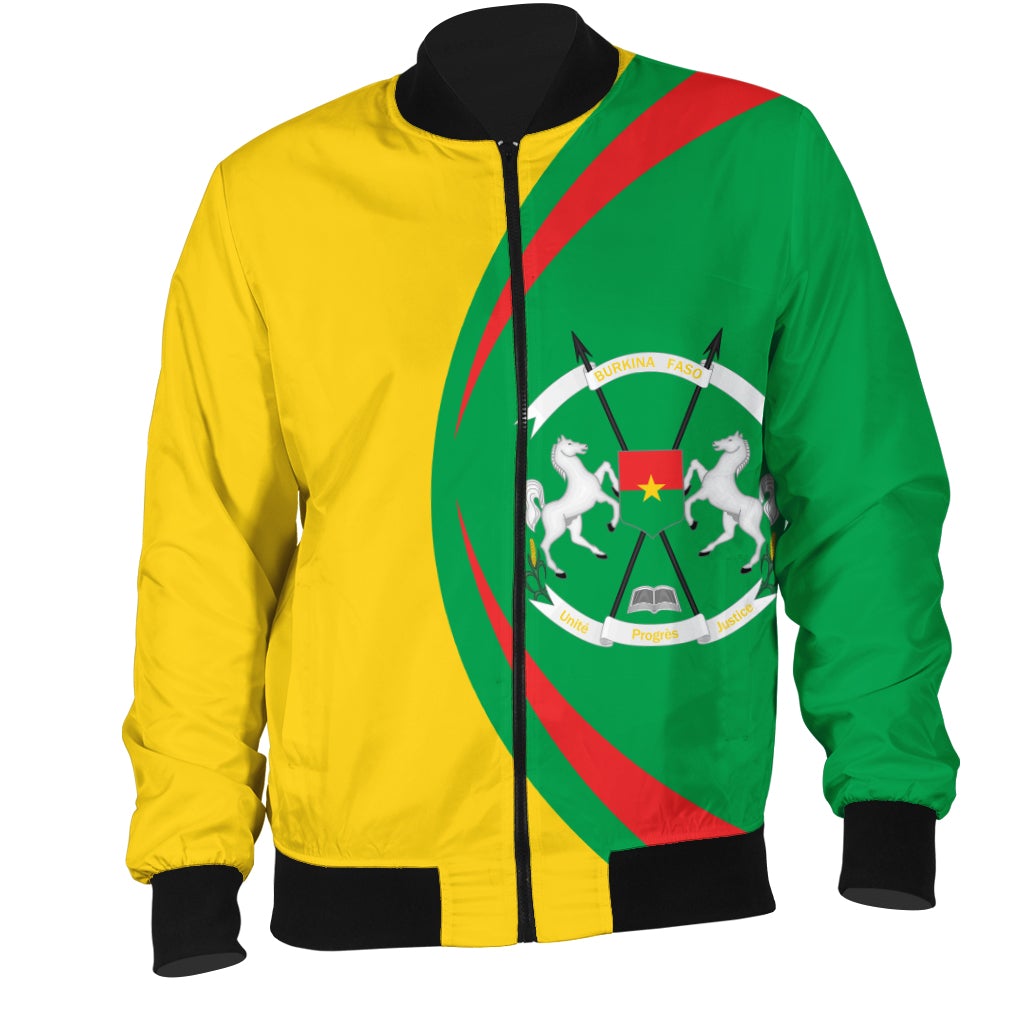 Jacket Burkina Faso Pride Burkindi Bomber Jacket Circle Style