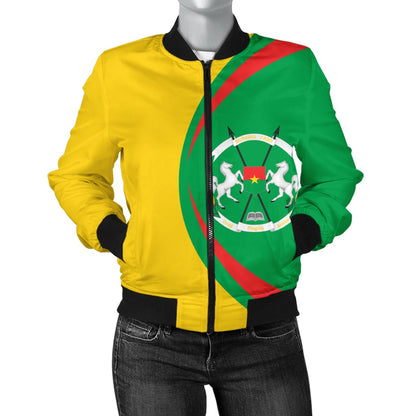 Jacket Burkina Faso Pride Burkindi Bomber Jacket Circle Style