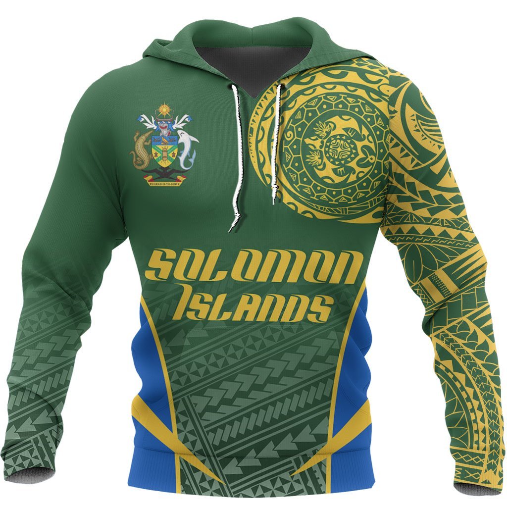 Solomon Islands Special Hoodie Solomon Islands Coat Of Arms
