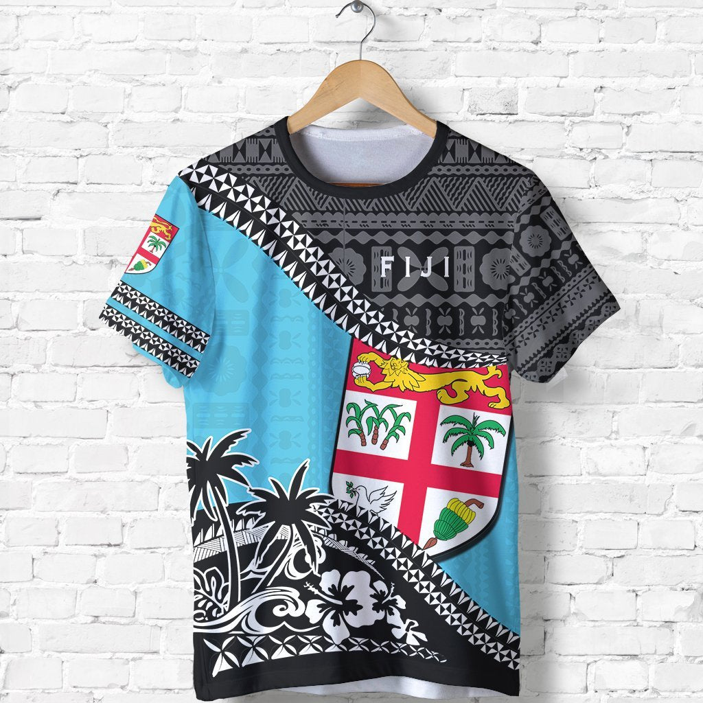 Fiji T Shirt Fiji Flag Fall In The Wave K9