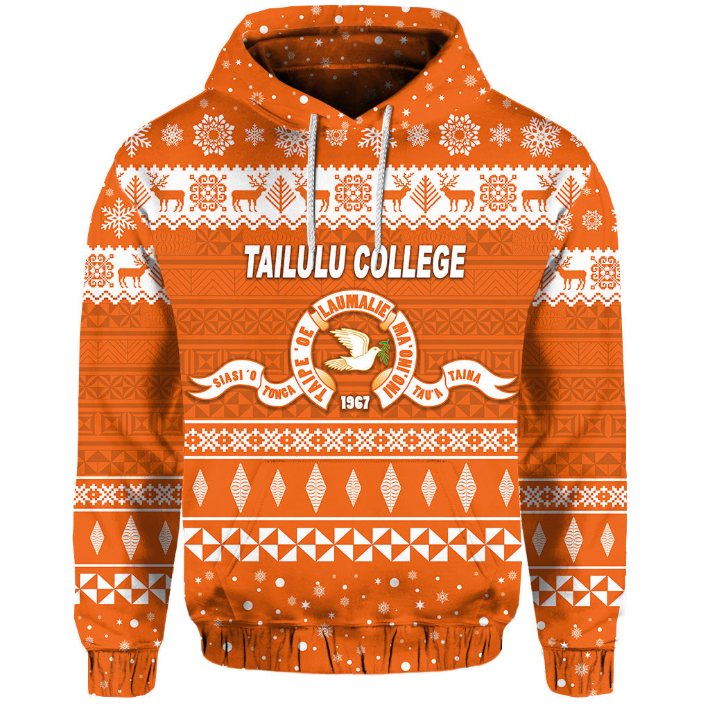 ( Personalised) Tailulu College Christmas Hoodie Simple Style