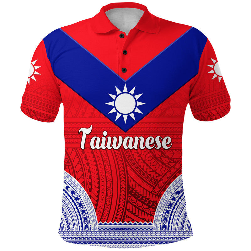 Taiwanese Polo Shirt Taiwan Unique Polynesian Tattoo