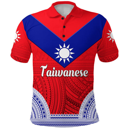 Taiwanese Polo Shirt Taiwan Unique Polynesian Tattoo