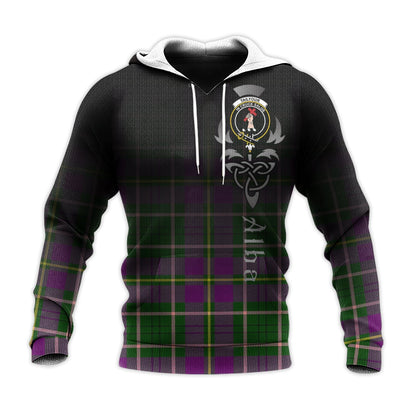 Printivon Taylor Tartan Crest Alba Celtic Hoodie
