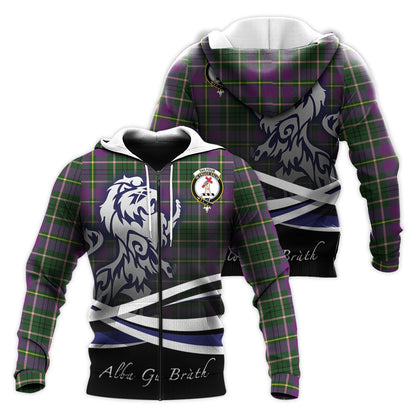 Printivon Taylor Tartan Scottish Lion Hoodie