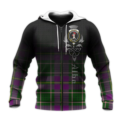 Printivon Taylor Tartan Crest Alba Celtic Hoodie