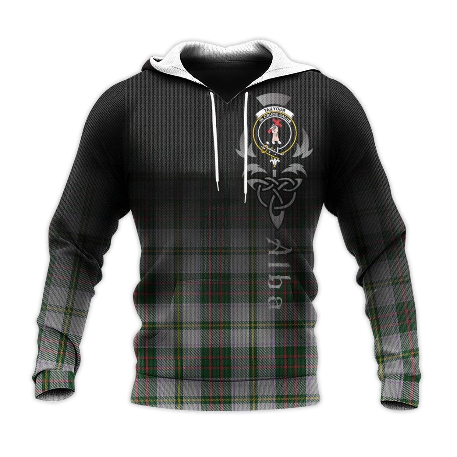 Printivon Taylor Dress Tartan Crest Alba Celtic Hoodie