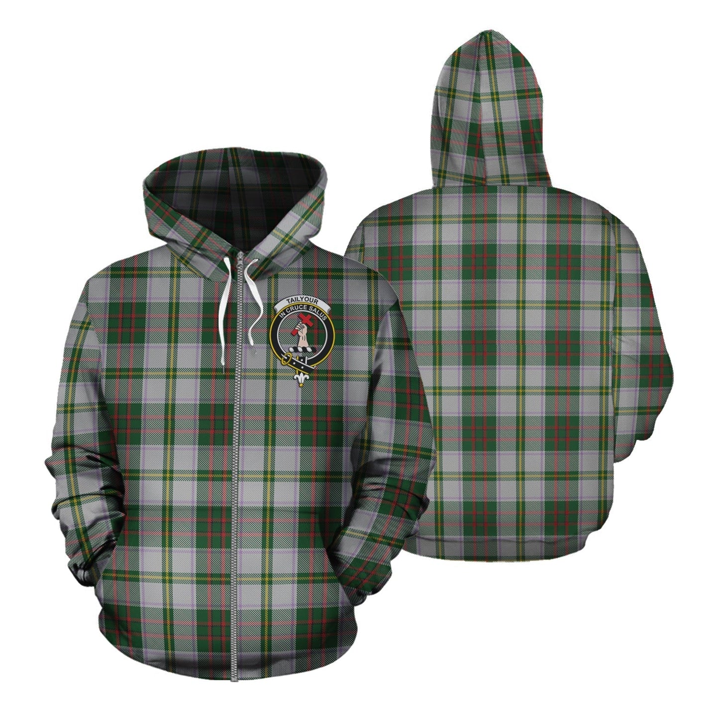 Printivon Taylor Dress Tartan Hoodie
