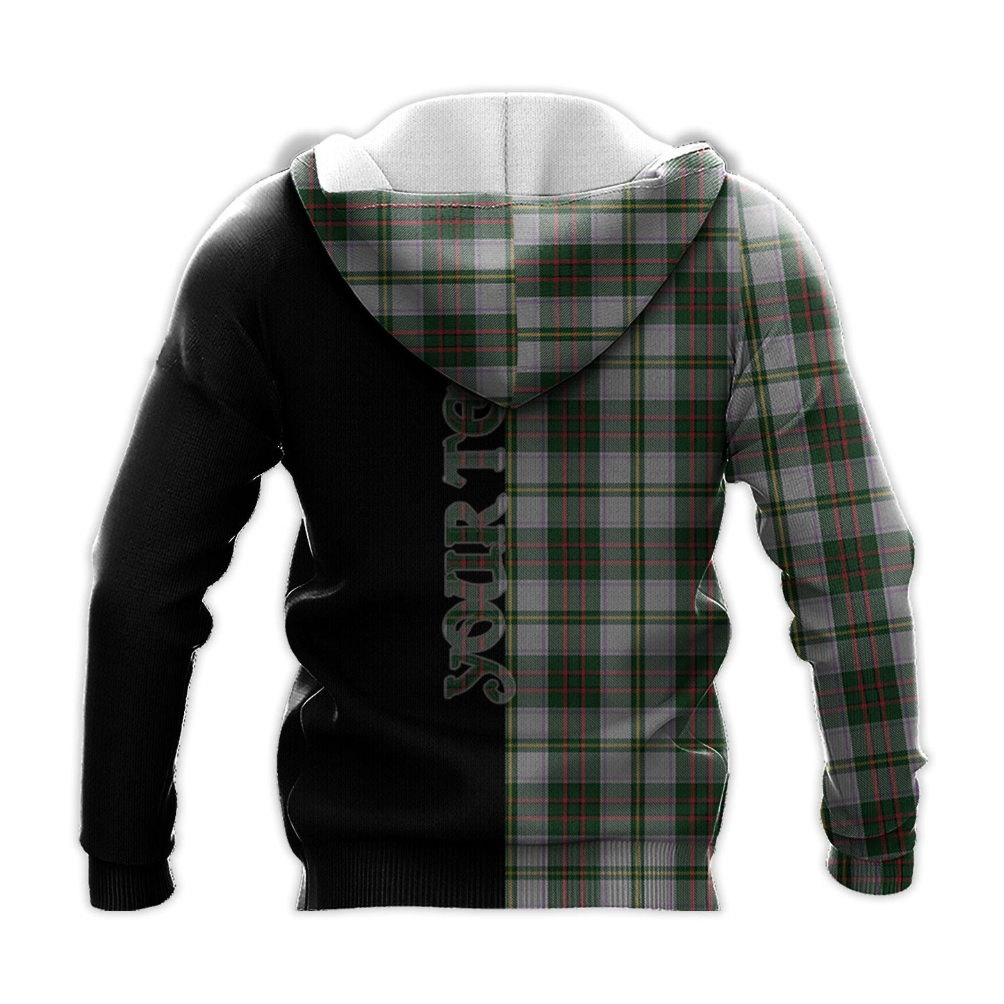 Printivon Taylor Dress Tartan Personalize Half Hoodie
