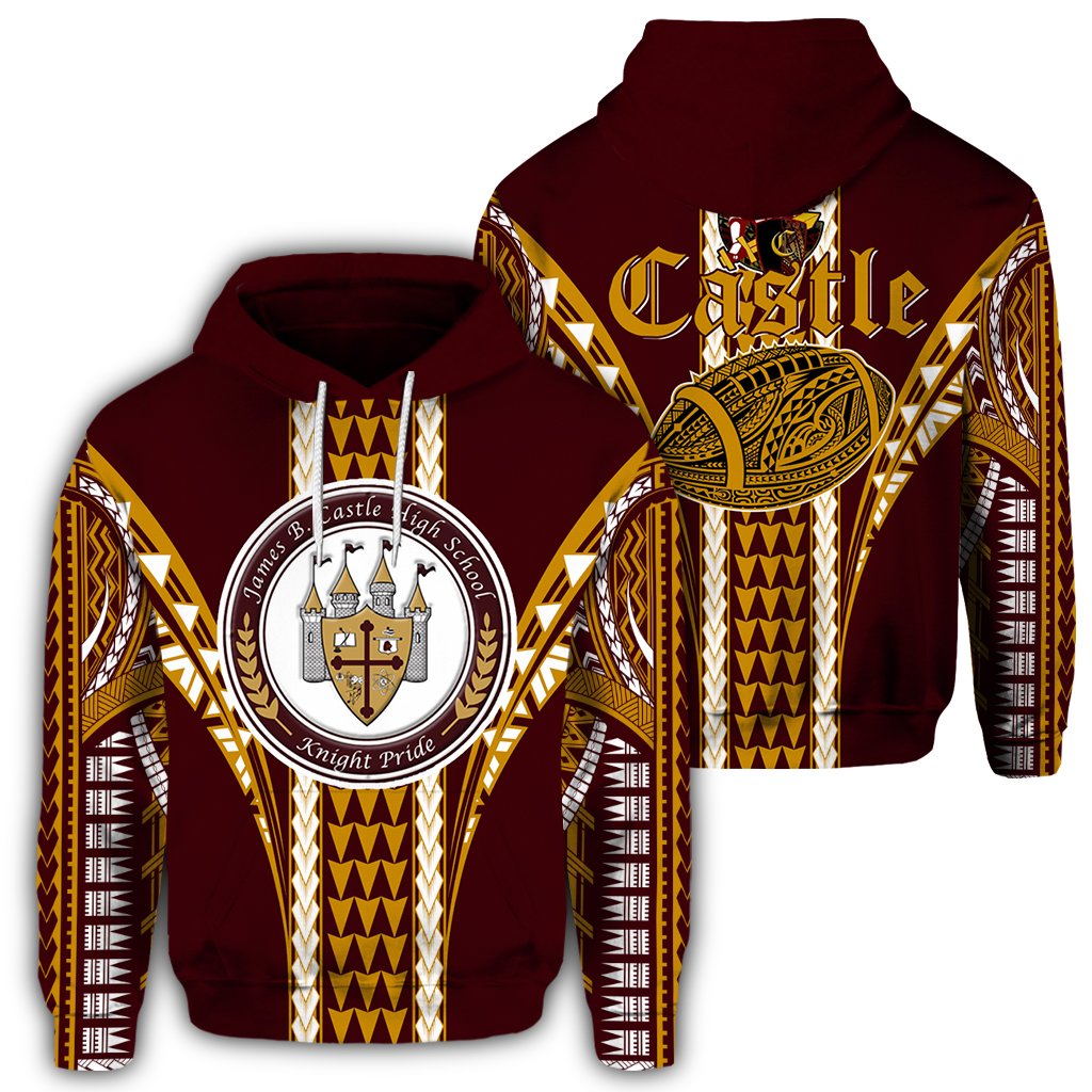 Hawaii Hoodie Castle High Football Jersey Hoodie AH