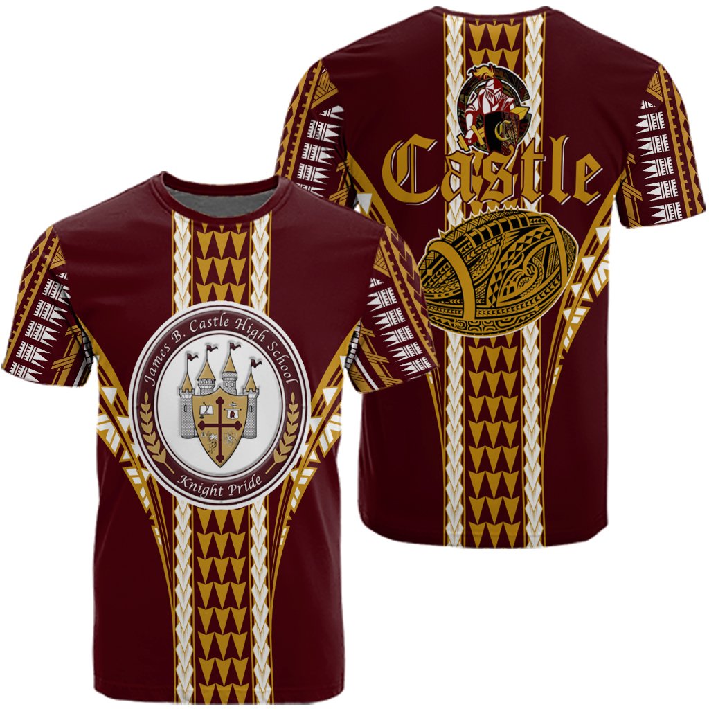 Hawaii - Castle High Football Jersey T - Shirt - Ah